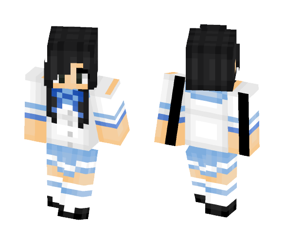 School Female Aaron! - Female Minecraft Skins - image 1