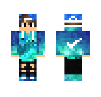 nike blue skin