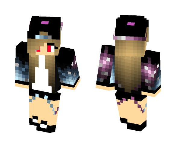 Herobrine Girl - Girl Minecraft Skins - image 1
