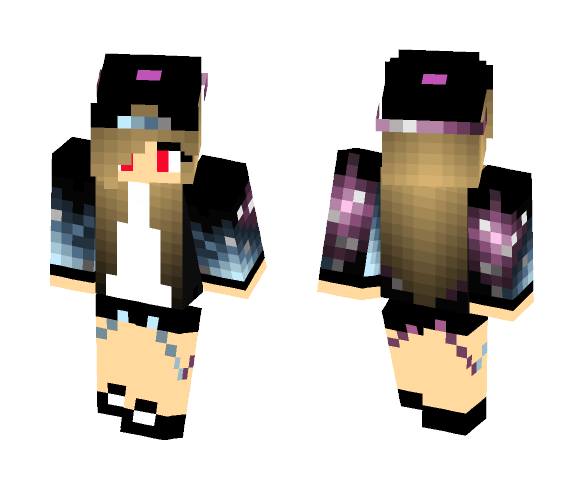 Download Free Herobrine Girl Skin for Minecraft image 1 Herobrine Girl - Girl Minecraft Skins - image 1