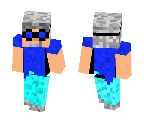 steve's grandpa with goggles - Male Minecraft Skins - image 1