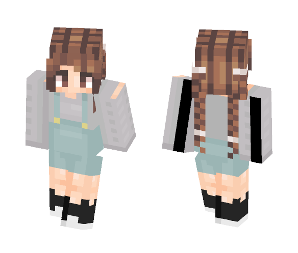 braidy bunch - Female Minecraft Skins - image 1