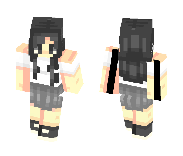 Download Free pretty skirt girl ^^ Skin for Minecraft image 1 pretty skirt girl ^^ - Girl Minecraft Skins - image 1