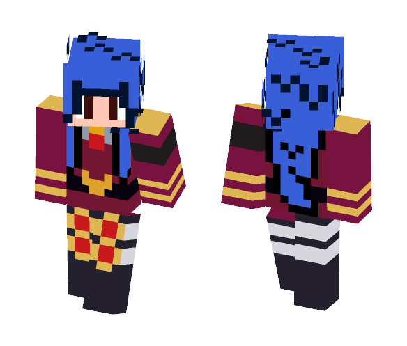 Download Free Momoko Hyakushiki Nanbaka Skin for Minecraft image 1 Momoko Hyakushiki Nanbaka - Female Minecraft Skins - image 1