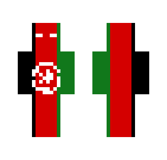 Afghanistan // Flag Jack Series - Interchangeable Minecraft Skins - image 2