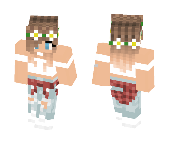 Cute Blonde Girl - Cute Girls Minecraft Skins - image 1