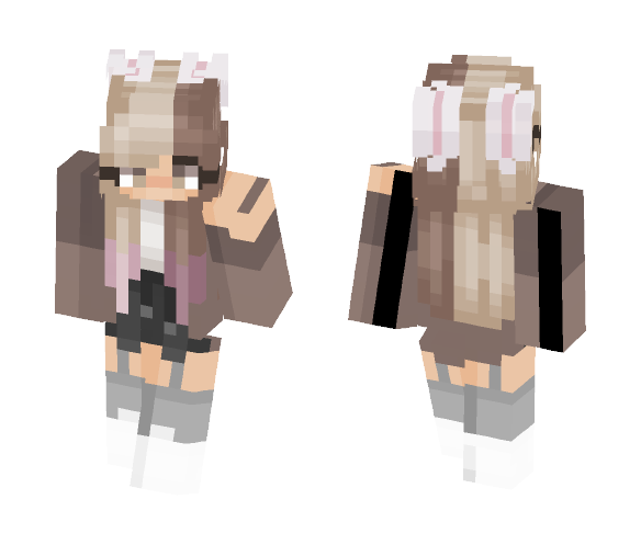 idk tbh // trashyy. - Female Minecraft Skins - image 1