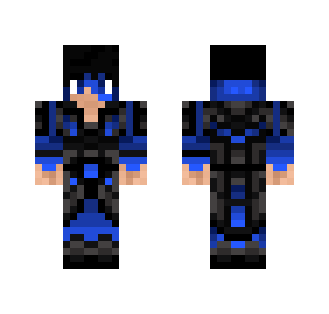 Blue Warrior - Male Minecraft Skins - image 2