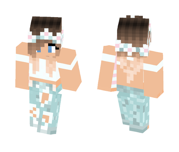 Download Free Cute Blonde Girl Skin for Minecraft image 1 Cute Blonde Girl - Cute Girls Minecraft Skins - image 1