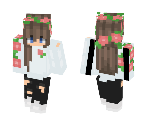 Flower Girl - Girl Minecraft Skins - image 1