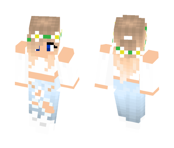 Cute Blonde Girl - Cute Girls Minecraft Skins - image 1
