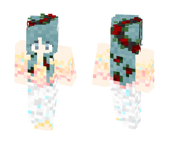 Download Free Elven Girl - Sylmae Eleven Skin for Minecraft image 1 Elven Girl - Sylmae Eleven - Girl Minecraft Skins - image 1