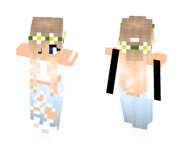 Download Free Cute Blonde Girl Skin for Minecraft image 1 Cute Blonde Girl - Cute Girls Minecraft Skins - image 1