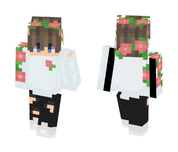 Flower boy - Boy Minecraft Skins - image 1