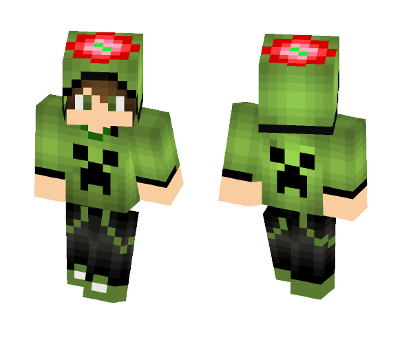 Lotus On Ur Head #CreeperLoter - Male Minecraft Skins - image 1