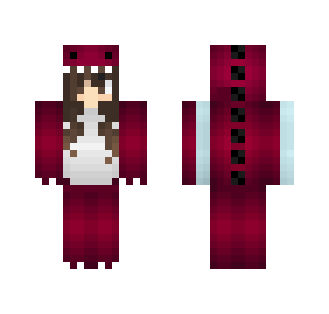 Maroon Dino Onesie