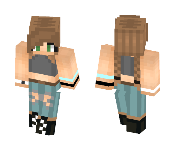 Braids - Female Minecraft Skins - image 1