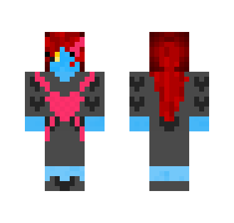 AloneTale Undyne The Undying - Male Minecraft Skins - image 2