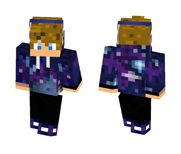 Galaxy Boy - Boy Minecraft Skins - image 1