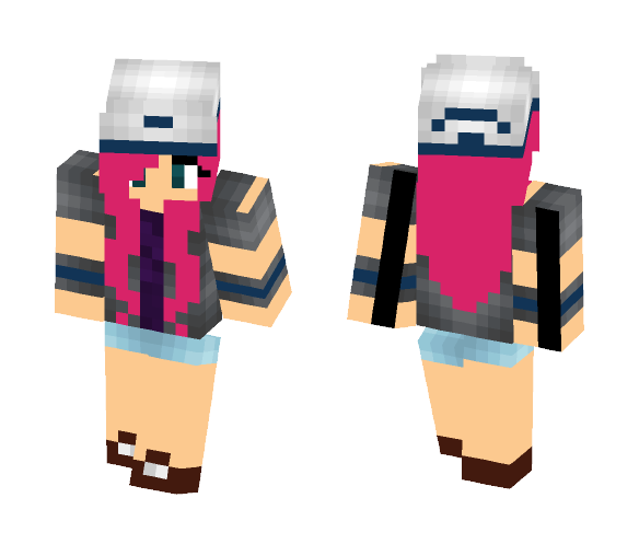 Pokemon trainer - Female Minecraft Skins - image 1