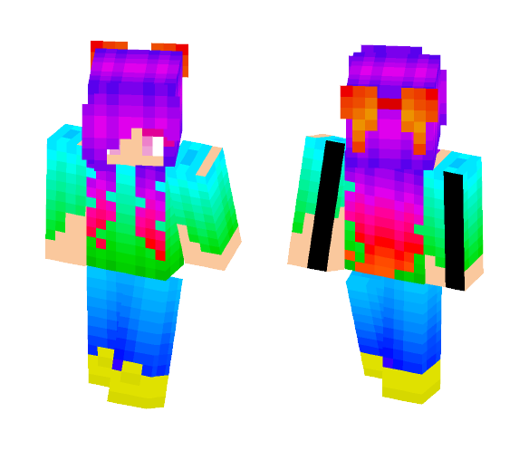 Color Girl - Girl Minecraft Skins - image 1