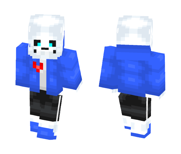 Sans Glitchtale - Male Minecraft Skins - image 1
