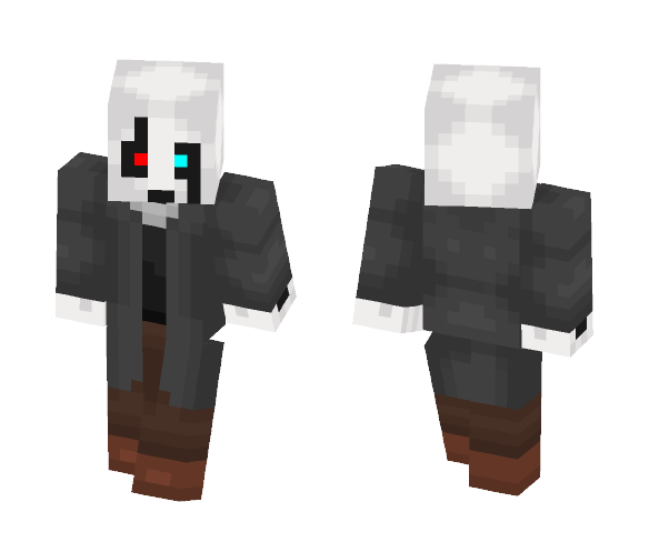 Gaster Glitchtale - Male Minecraft Skins - image 1