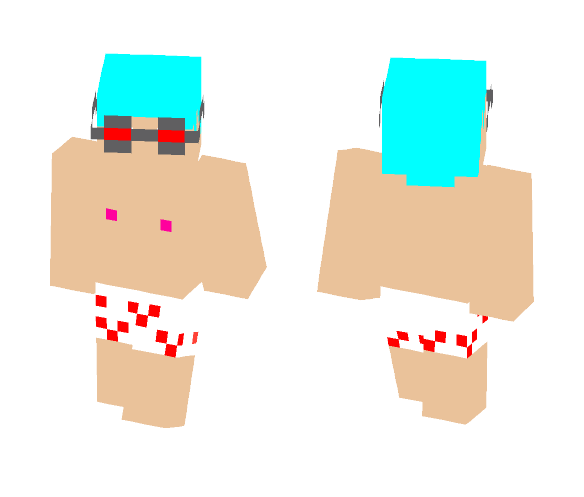 Heart Underware(NO SHADING) - Male Minecraft Skins - image 1