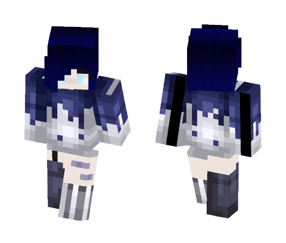 Ocean drops || Grotty - Female Minecraft Skins - image 1