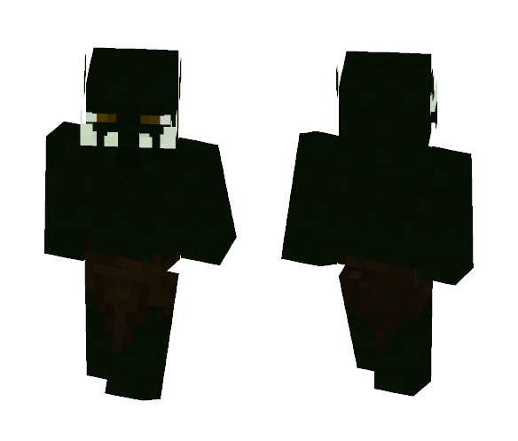 Dark Green Orc - Male Minecraft Skins - image 1