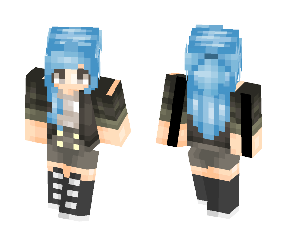blue - Female Minecraft Skins - image 1