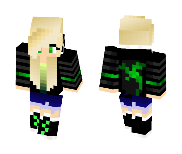 Earth Dragon Girl - Girl Minecraft Skins - image 1
