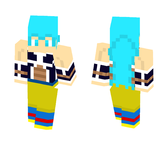 SSJ Blue MasakoX Raditz - Male Minecraft Skins - image 1