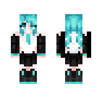 Hatsune Miku [Vocaloid] - Female Minecraft Skins - image 2