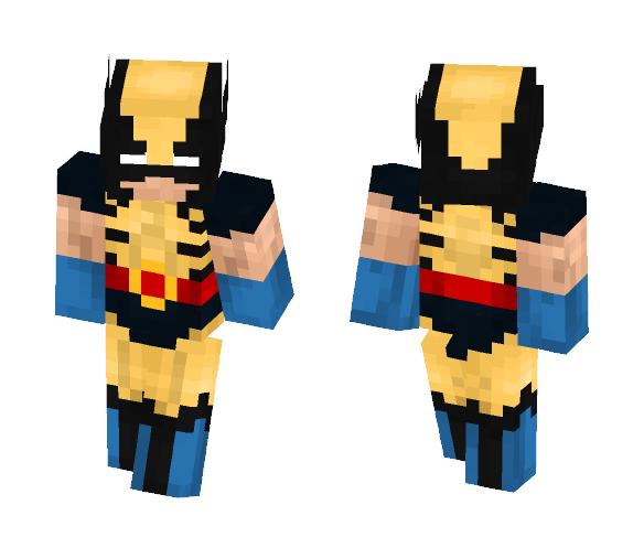 Download Free Wolverine (Comics) Skin for Minecraft image 1 Wolverine (Comics) - Male Minecraft Skins - image 1