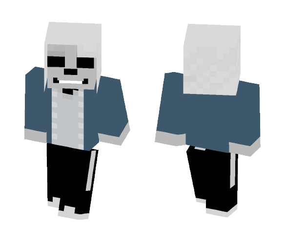 DustTale Sans(better in 3D) - Male Minecraft Skins - image 1