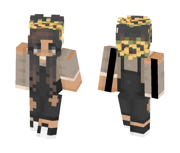 sunflower power. - Female Minecraft Skins - image 1