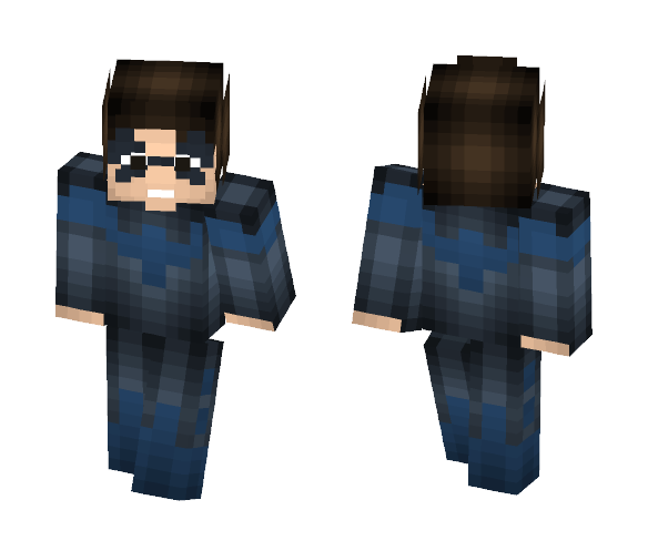Nightwing (Injustice GAU) - Male Minecraft Skins - image 1