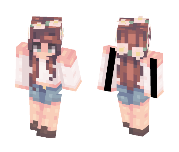 Download Free Deja Vu Skin for Minecraft image 1 Deja Vu - Female Minecraft Skins - image 1