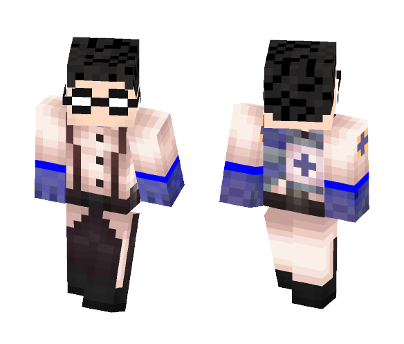 Team Fortress 2 BLU Medic - Male Minecraft Skins - image 1