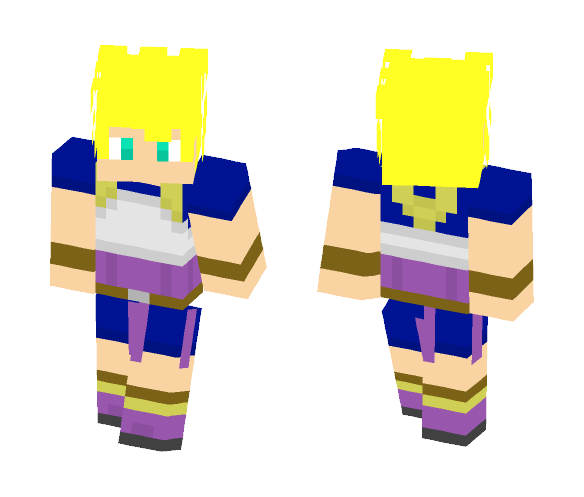Super Saiyan Cabba - Male Minecraft Skins - image 1