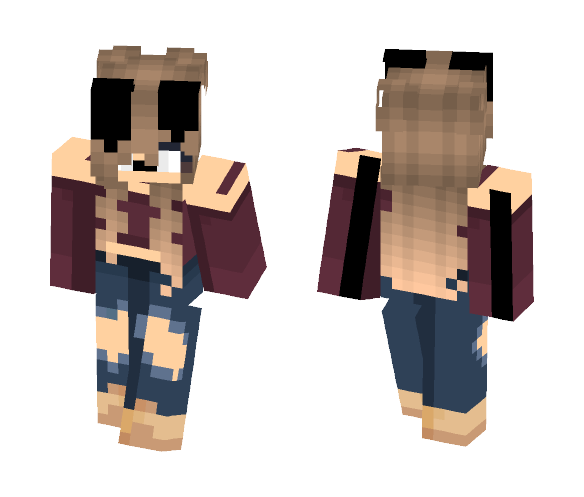 Maroon - Female Minecraft Skins - image 1