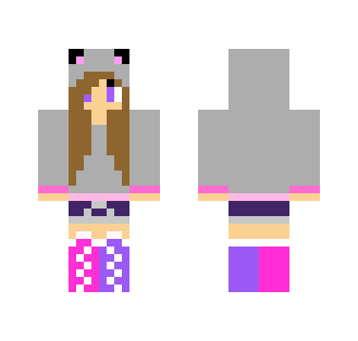cat hoodie girl