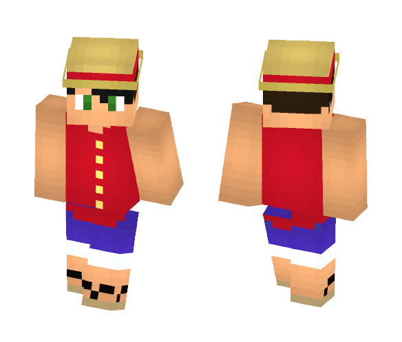 Luffy Skin! - Male Minecraft Skins - image 1