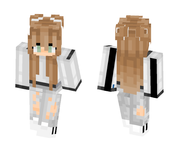 Download Free ~Try Hard~ Skin for Minecraft image 1 ~Try Hard~ - Female Minecraft Skins - image 1