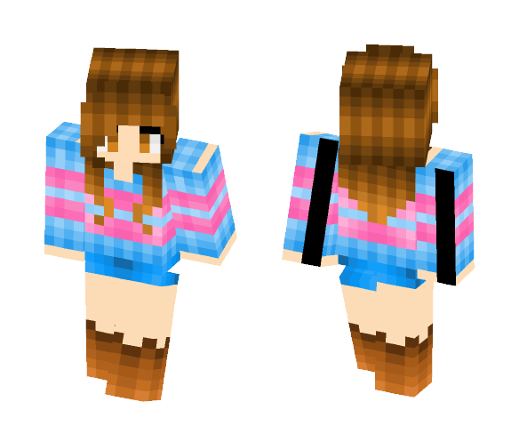 Frisk / Undertale | Meow ;3 - Female Minecraft Skins - image 1