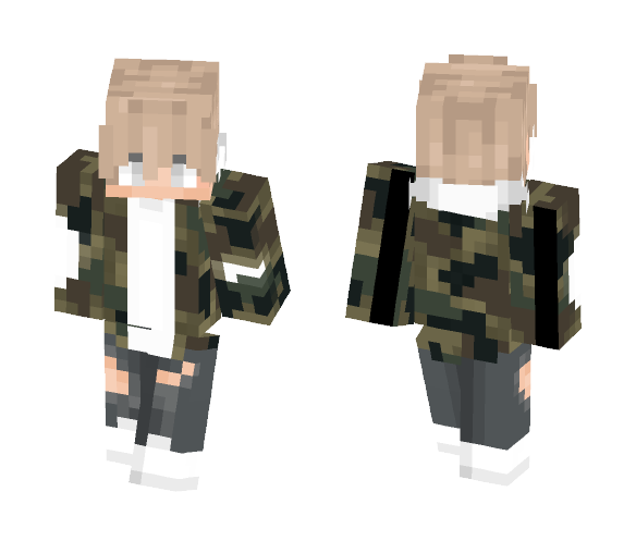 Torn Camo ~ MalfoyLife - Male Minecraft Skins - image 1