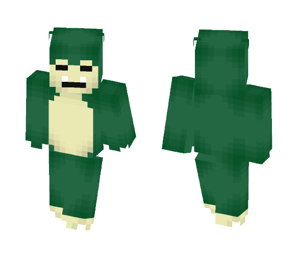 Snorlax - Pokemon - Interchangeable Minecraft Skins - image 1