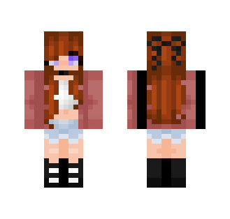 Pixel || Kiss me babe - Female Minecraft Skins - image 2