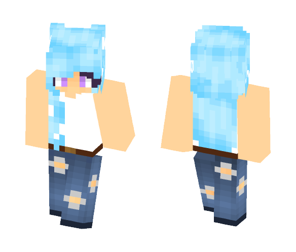 Ripped Jeans - Female Minecraft Skins - image 1